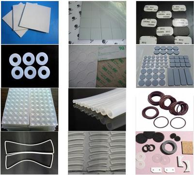 硅胶垫片尺寸冲压/硅胶片材规格冲型/背胶硅胶胶贴成型制品_包装材料栏目